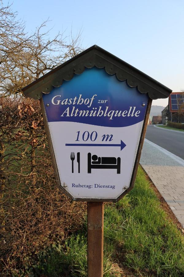 Zur Altmuehlquelle Hotell Windelsbach Eksteriør bilde